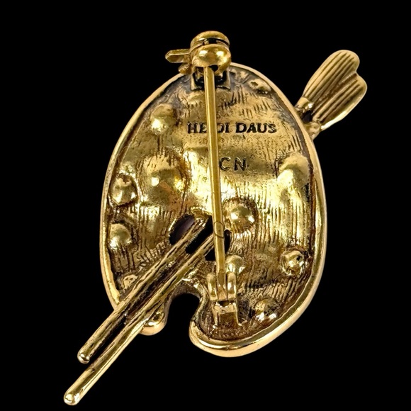 Heidi Daus Artist Palette Brooch for NSH - Picture 3 of 4
